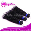 Reliable quality cheap long curly hair weave virgin remy huaman hair extension